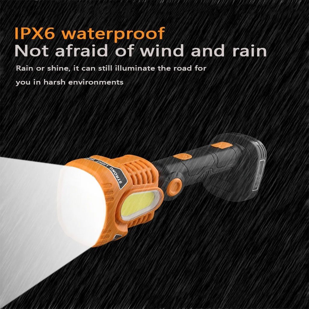 Lampe Torche LED Rechargeable USB avec COB – Lumière d’Urgence - Image 4