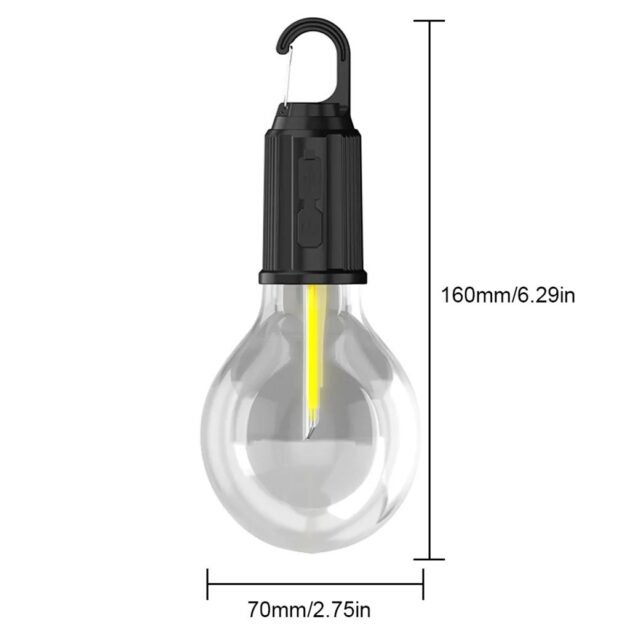 Lampe de Camping Solaire Étanche et Rechargeable T01-B