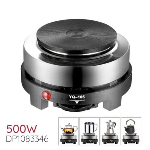 Mini Plaque Chauffante Électrique 500W