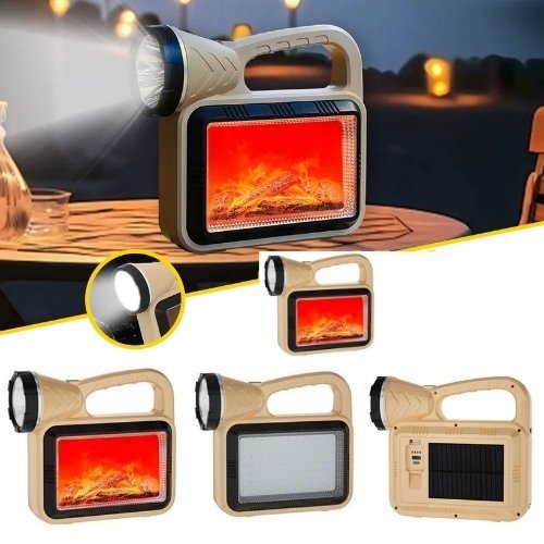 Lampe de Camping Solaire LED et Power-bank - Écologique & Économique