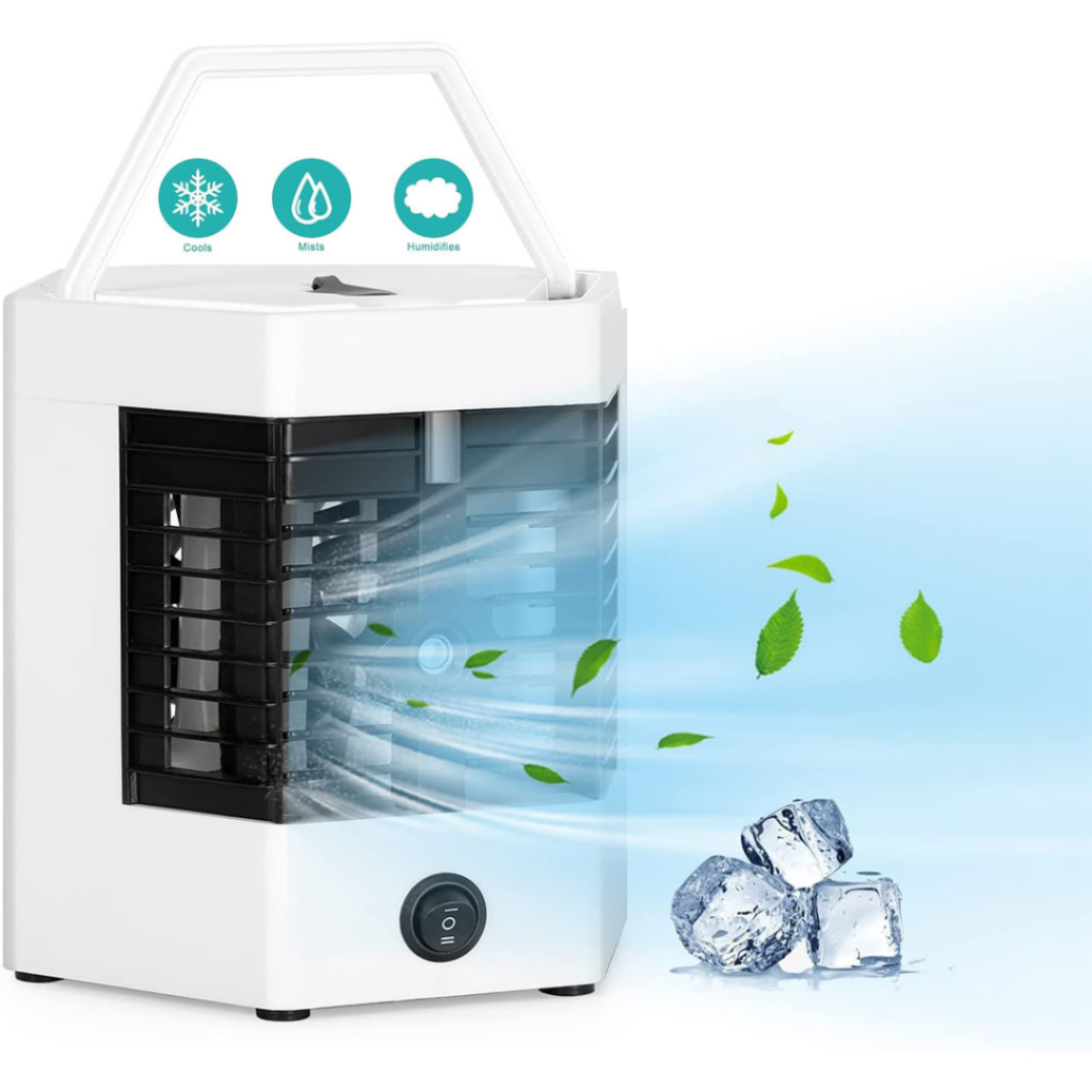 Ventilateur Refroidisseur Brumisateur à 3 Vitesse - 3 Modes pratiques