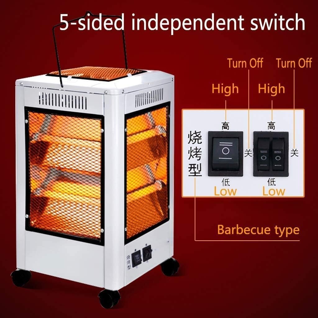 Chauffage Électrique & Gril 360° – Chaleur tout autour, confort garanti - Image 6