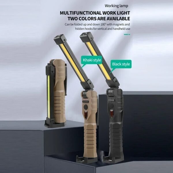 Lampe LED Multifonction Portable 180° – Puissance élevée et IP65 - Image 4