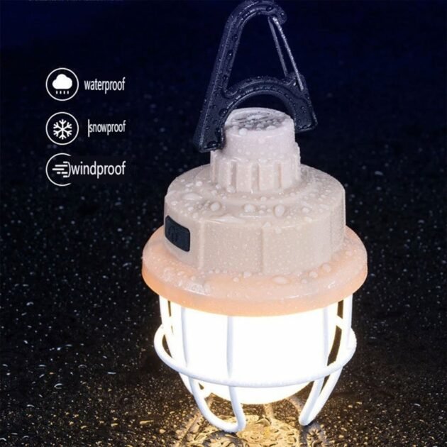 Lanterne Portable Rotative 360° - Éclairage Panoramique