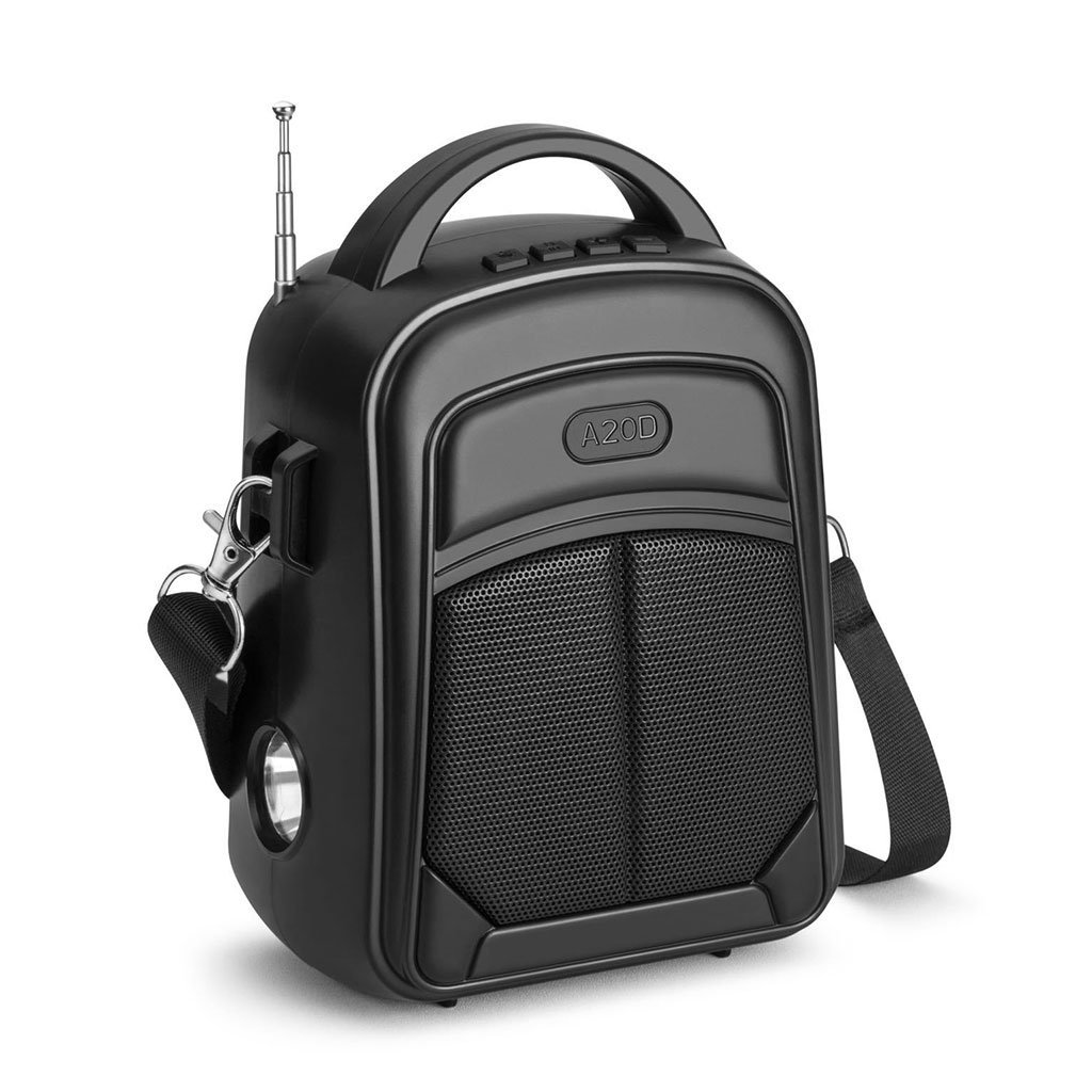 Haut-Parleur Bluetooth portable avec énergie solaire et radio FM