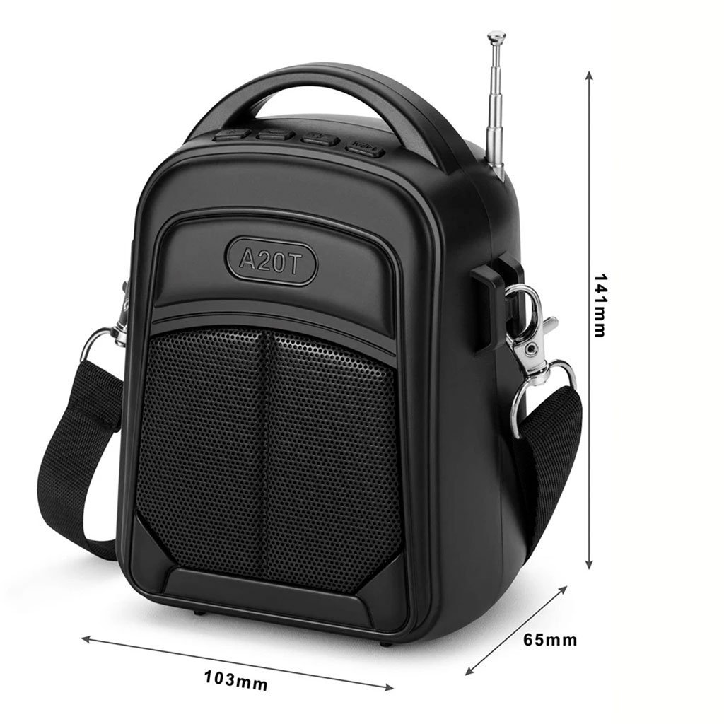 Haut-Parleur Bluetooth portable avec énergie solaire et radio FM