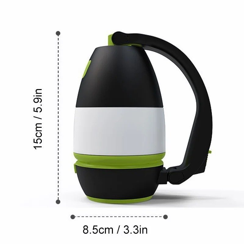 Lampe de Camping LED Multifonctions - Rechargeable USB & Power Bank - Image 4