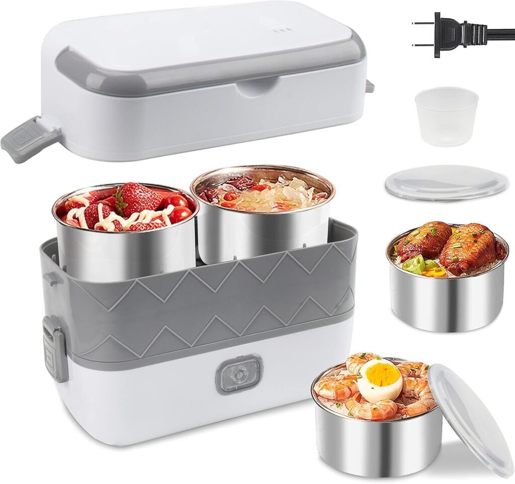 Boîte à Déjeuner Chauffante 2L – Chauffage Rapide