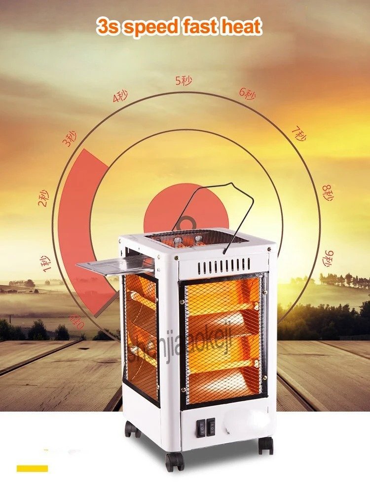 Chauffage Électrique & Gril 360° – Chaleur tout autour, confort garanti - Image 5