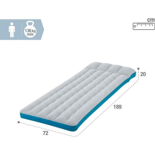 Matelas de Camping Gonflable 72x189x20 cm Intex 67998