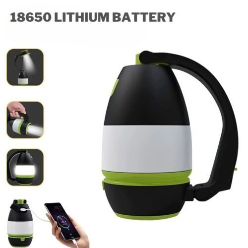 Lampe de Camping LED Multifonctions - Rechargeable USB & Power Bank - Image 2
