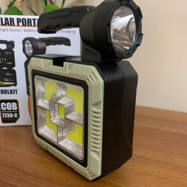 Lampe Solaire avec Kit de Tournevis - Outils Multifonctions Portables