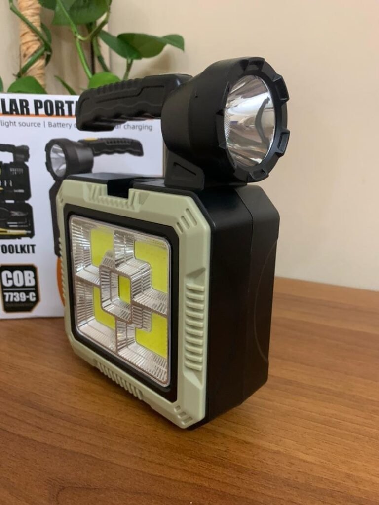 Lampe Solaire avec Kit de Tournevis - Outils Multifonctions Portables