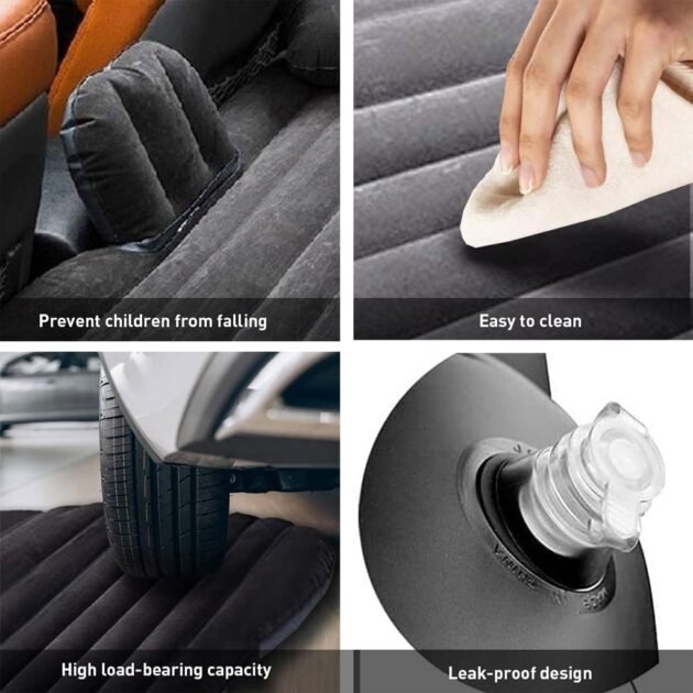 Matelas Gonflable pour Voiture avec Pompe – Confort de Voyage Optimal