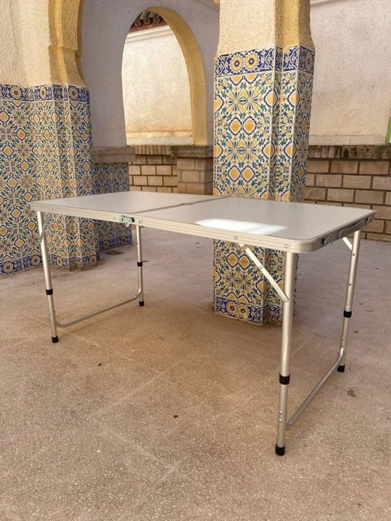 Table Pliante Portable en Aluminium Solide et Légère