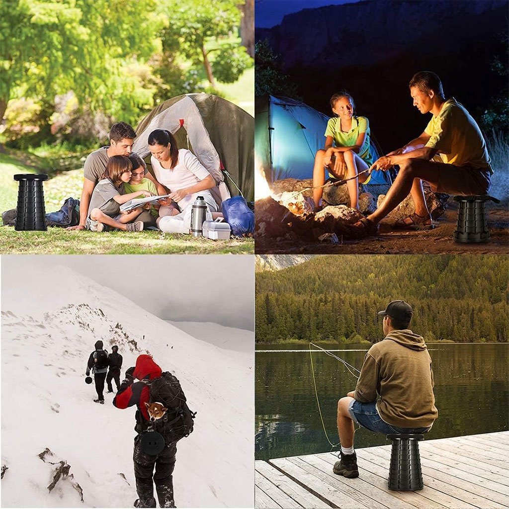 Tabouret Télescopique Léger et Résistant – Idéal pour Camping et Voyages - Image 5