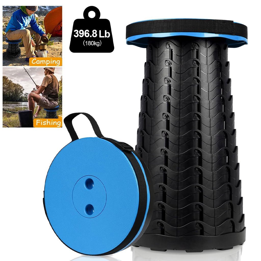 Tabouret Télescopique Léger et Résistant – Idéal pour Camping et Voyages